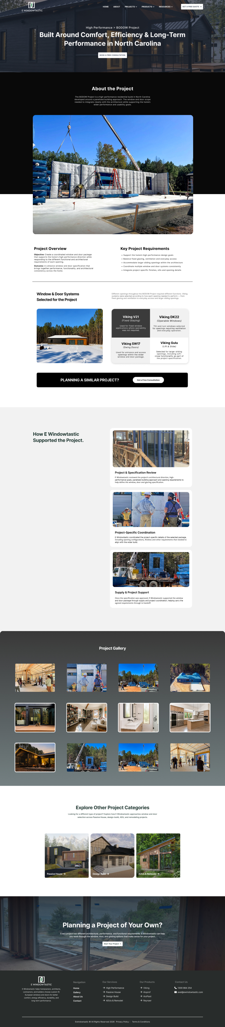 E Windowtastic architectural project case study