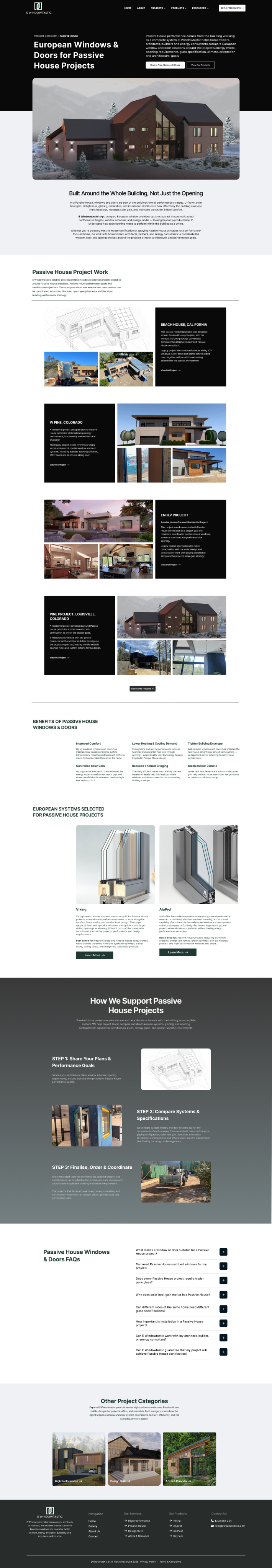 E Windowtastic project portfolio page